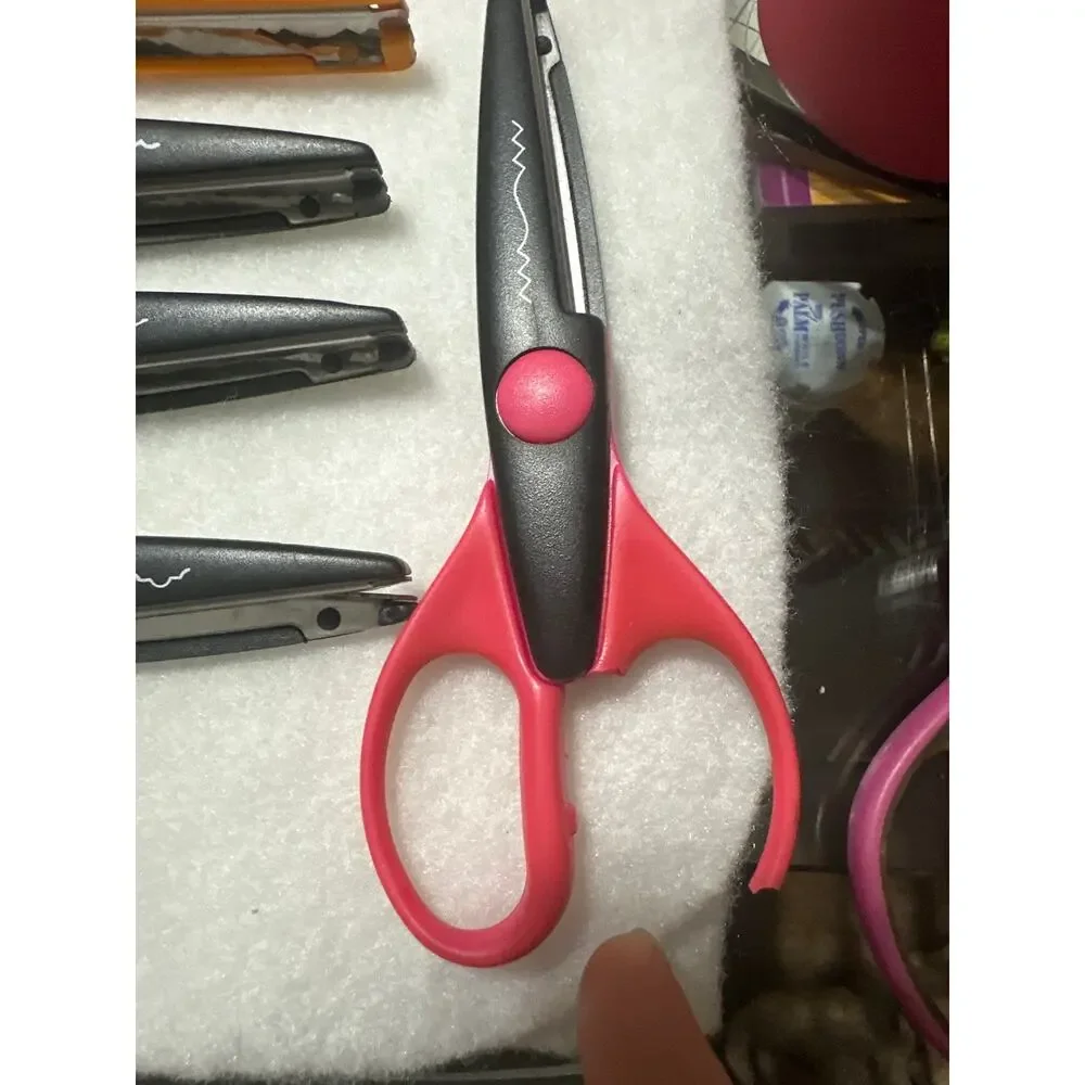 24pc decorative edge craft scissors for paper crafting scrapbooking &card making